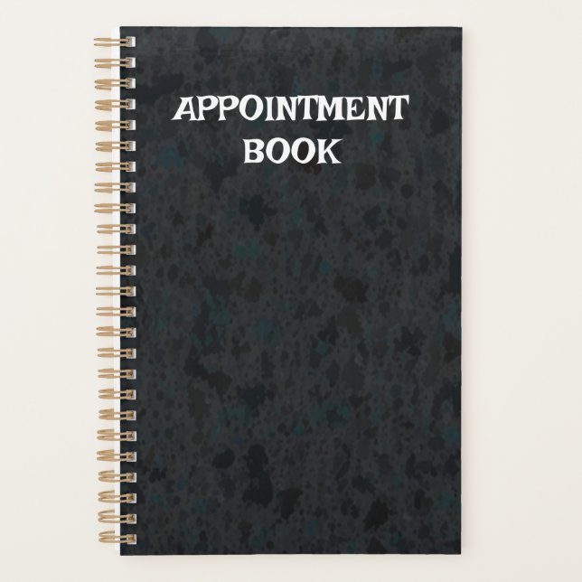 Agenda Elegante libro de citas Personalizado (Anverso)
