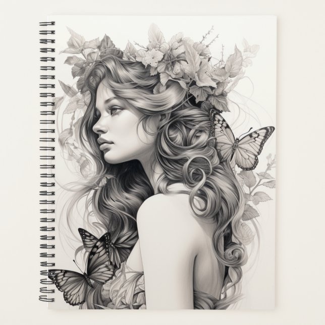 Agenda Elegante lindo Crea tu propio Personalizado de pla (Anverso)