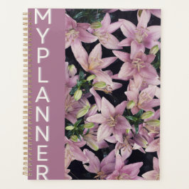 Agenda Elegante Lirio Rosa "Mi Planificador"