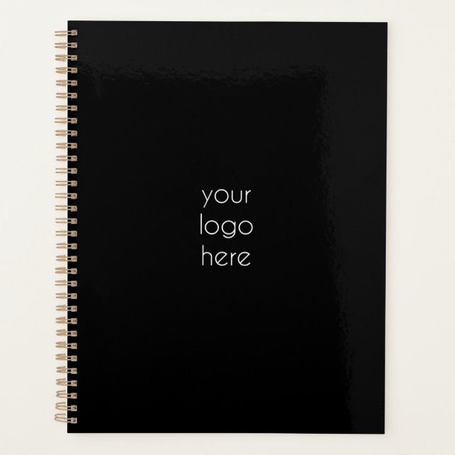 Agenda Elegante logotipo profesional moderno negro (Anverso)