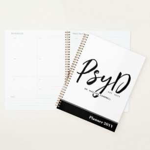 Agenda Elegante Médico de Psicología en PsyD