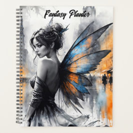 Agenda Elegante minimalismo de morena alada