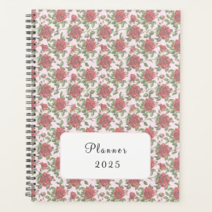 Agenda Elegante Moda de Vintage Femenina Rosas elegantes