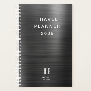 Agenda Elegante Monograma Black Travel
