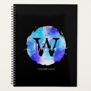 Agenda Elegante Monograma de acuarela 2022