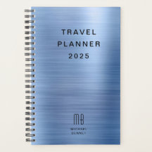 Elegante Monograma Faux Gold Travel