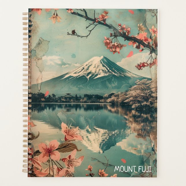 Agenda Elegante Monte Fuji Japón Viaje (Anverso)