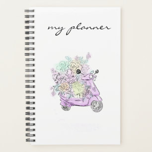Agenda Elegante moto acuática de lavanda de Moda moderna