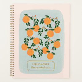 Agenda Elegante Naranja Citrus Planner