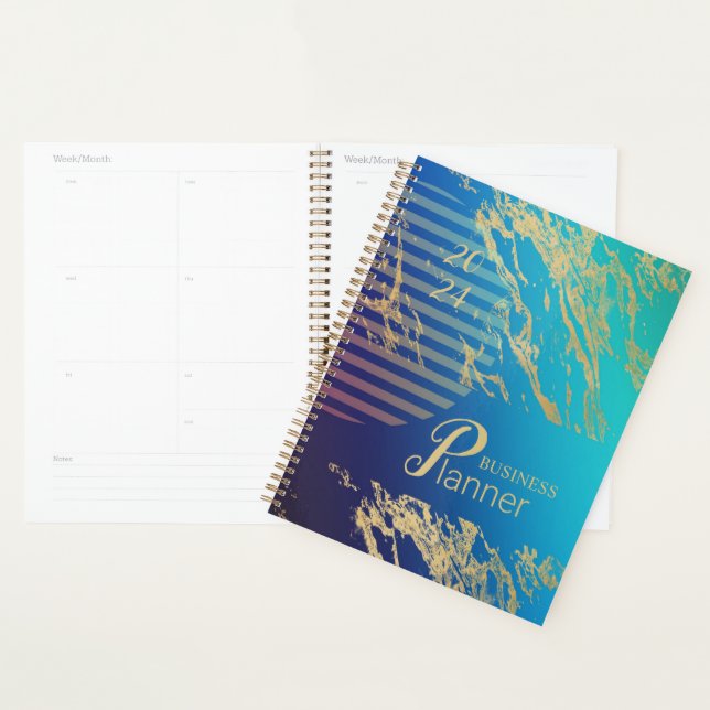 Agenda Elegante negocio de oro (Demostración)