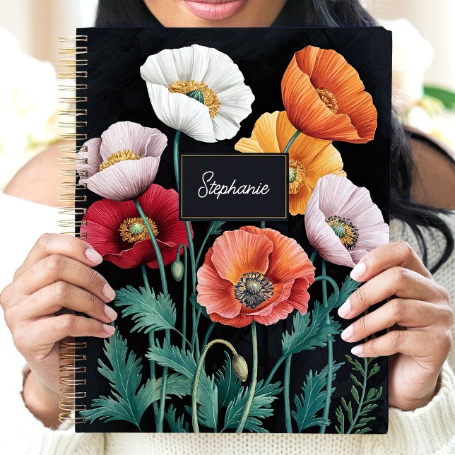 Agenda Elegante Nombre Personalizado De Floral De Adormid (Subido por el creador)