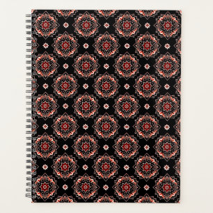Agenda Elegante patrón floral Mandala Boho