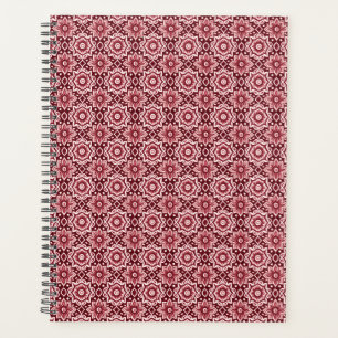Agenda Elegante patrón floral retro boho