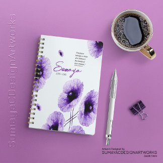Agenda Elegante Personalizable de planeador de espiral vi