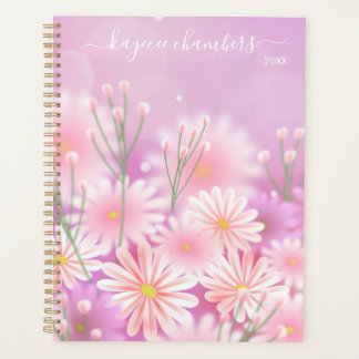 Agenda Elegante Personalizado personalizado de flores ros