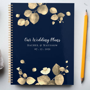 Agenda Elegante Plan de Boda Botánico Eucalyptus