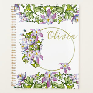 Agenda Elegante ramo de colinas acuáticas