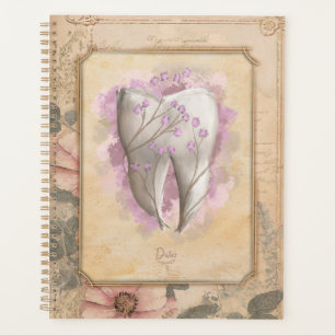 Agenda Elegante regalo odontológico antiguo de moda