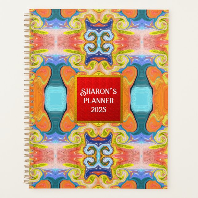 Agenda Elegante Resumen Art Deco Marble Imperial (Anverso)