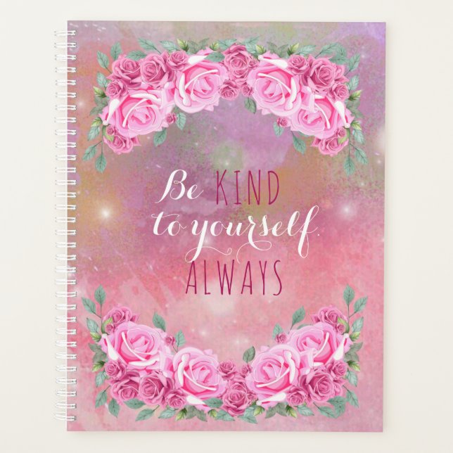 Agenda Elegante Rosas Románticas Femeninas (Anverso)