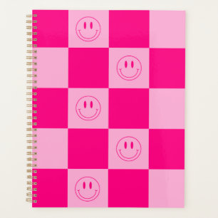 Agenda Elegante sonrisa caliente de color rosa y aguda