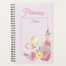 Elegante Suave Romántico Naturaleza Rosa y Maripos