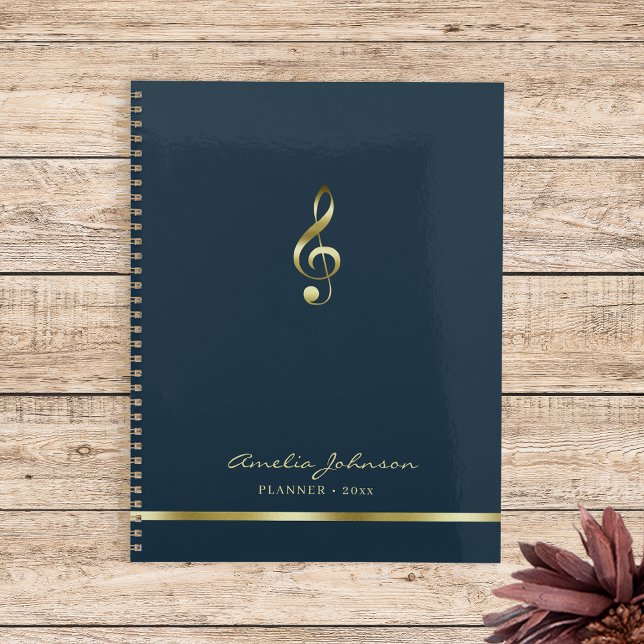 Agenda Elegante Treble Clef Music 2026 Yearly Planner (Subido por el creador)