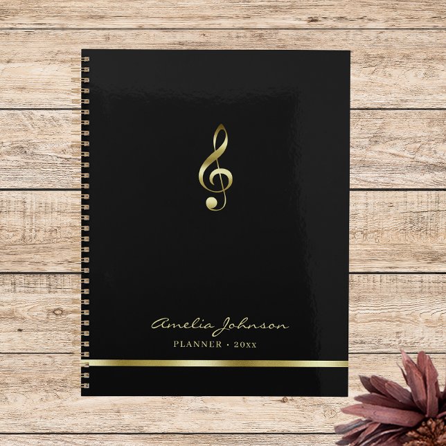 Agenda Elegante Treble Clef Music 2026 Yearly Planner (Subido por el creador)