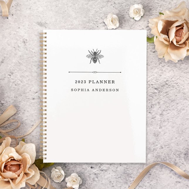 Agenda Elegante Vintage Bee (Subido por el creador)