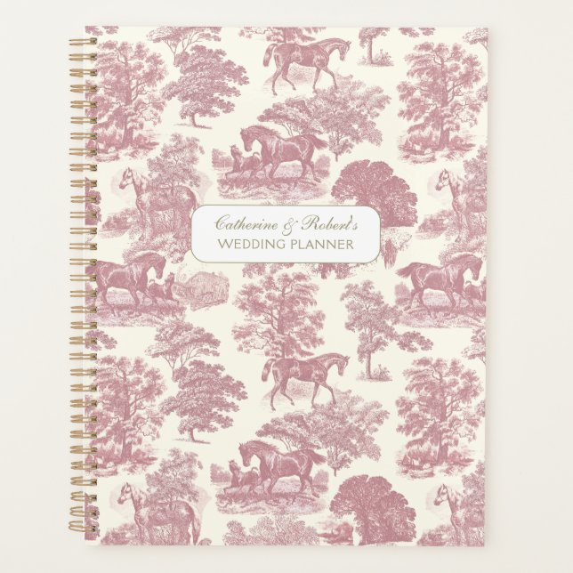 Agenda Elegante y elegante tela suave rosa para caballos  (Anverso)