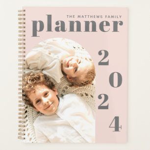Agenda Elegante y moderno Rubor Personalizado rosa foto 2