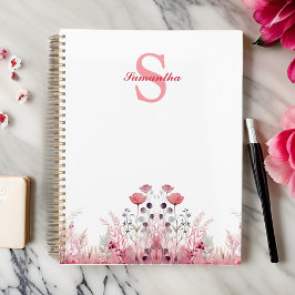 Agenda Elegante y personalizada Cute floral Girly