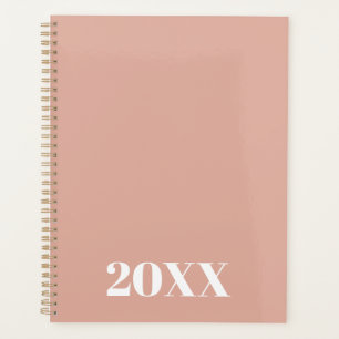 Agenda Elegante y polvoriento personalizado de tipografía