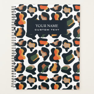 Agenda Elegante zona de leopardo de la piel animal añada 