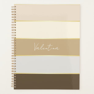 Agenda elegantes colores de Personalizado de verano banda