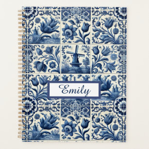 Agenda Elegantes mosaicos Delft Personalizados