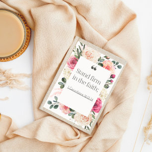 Agenda Elegantes mujeres cristianas de color de flores si
