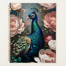Agenda Elegantes Peacock Pink Peonies