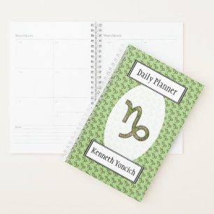 Agenda Elemento de símbolo Zodiac de Capricornio por K Yo