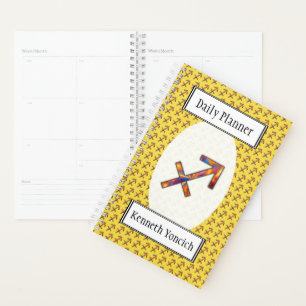 Agenda Elemento Sagittarius Zodiac Symbol por K Yoncich
