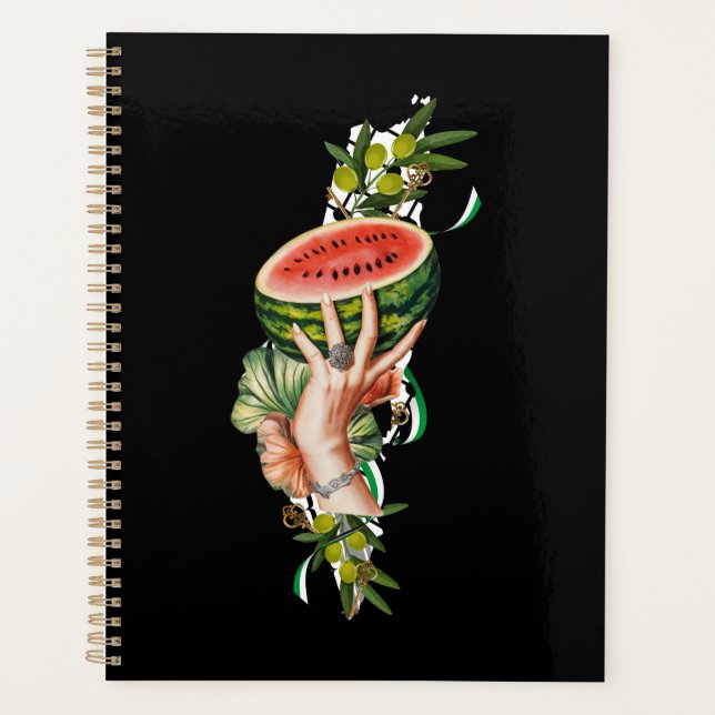 Agenda Elementos palestinos tradicionales en el mapa pale (Anverso)