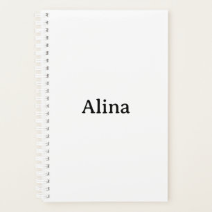 Agenda eliminar texto agregar propio diseño pequeño 5.5" 