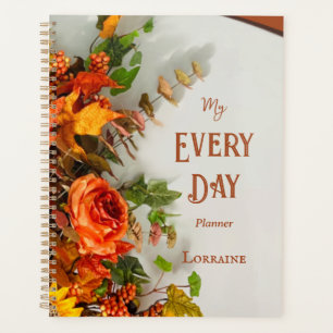 Agenda Elogiarlo Con Floral De Acción De Gracias