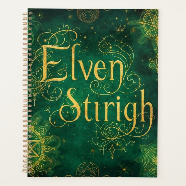 Agenda Elven Stirigh – Sigils in Green (Anverso)