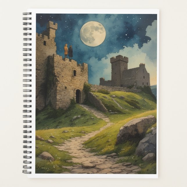 Agenda Elves Ancient Ireland Under the Night Sky Planner (Anverso)