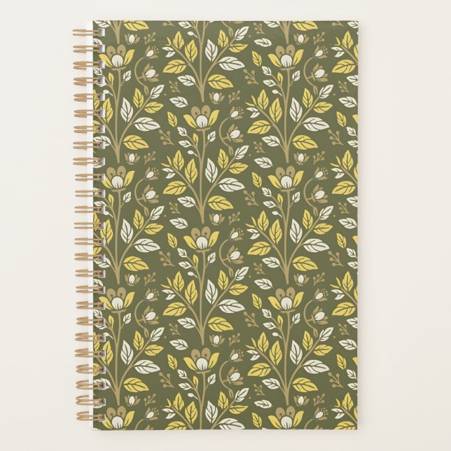 Agenda Embrace Nature with Elegant Floral Patterns (Anverso)