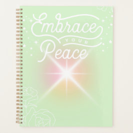 Agenda Embrace Your Peace Mint Planner