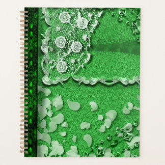 Agenda Emerald Dreams Trompe L'oeil Junk Journal Style