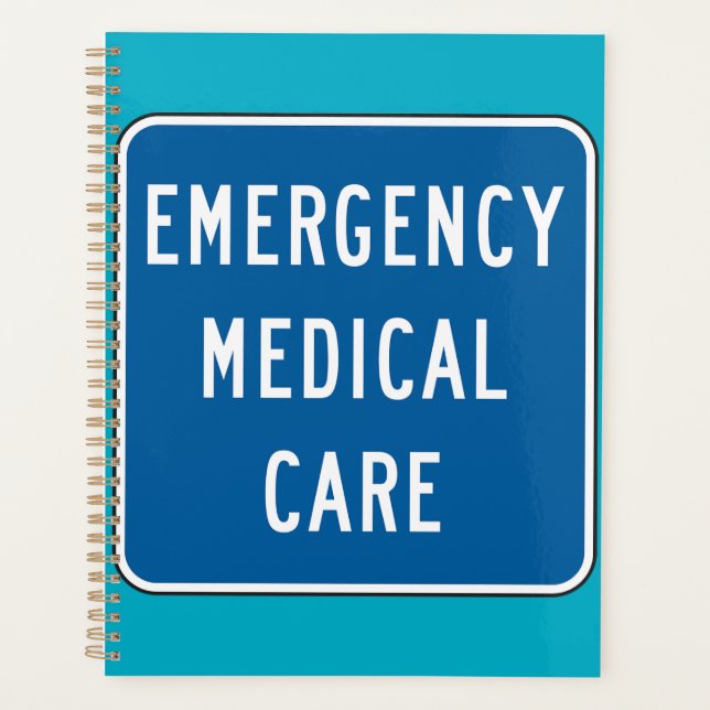 Agenda Emergency Medical Care Road Sign (Anverso)