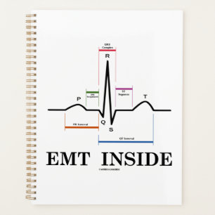 Agenda EMT dentro del ritmo sinusal electrocardiograma